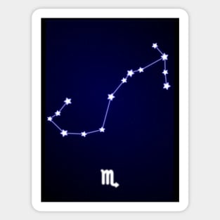 Scorpio Constellation Sticker